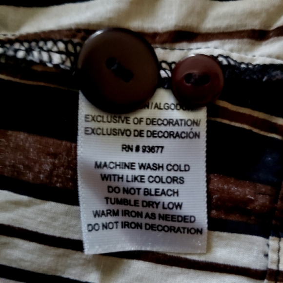 ♦️A.N.A. Square neck, button down, loose fit top♦️ - Picture 5 of 5